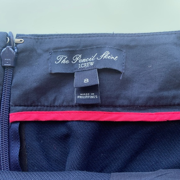 J Crew Factory Cotton Pencil Skirt - Picture 5 of 7